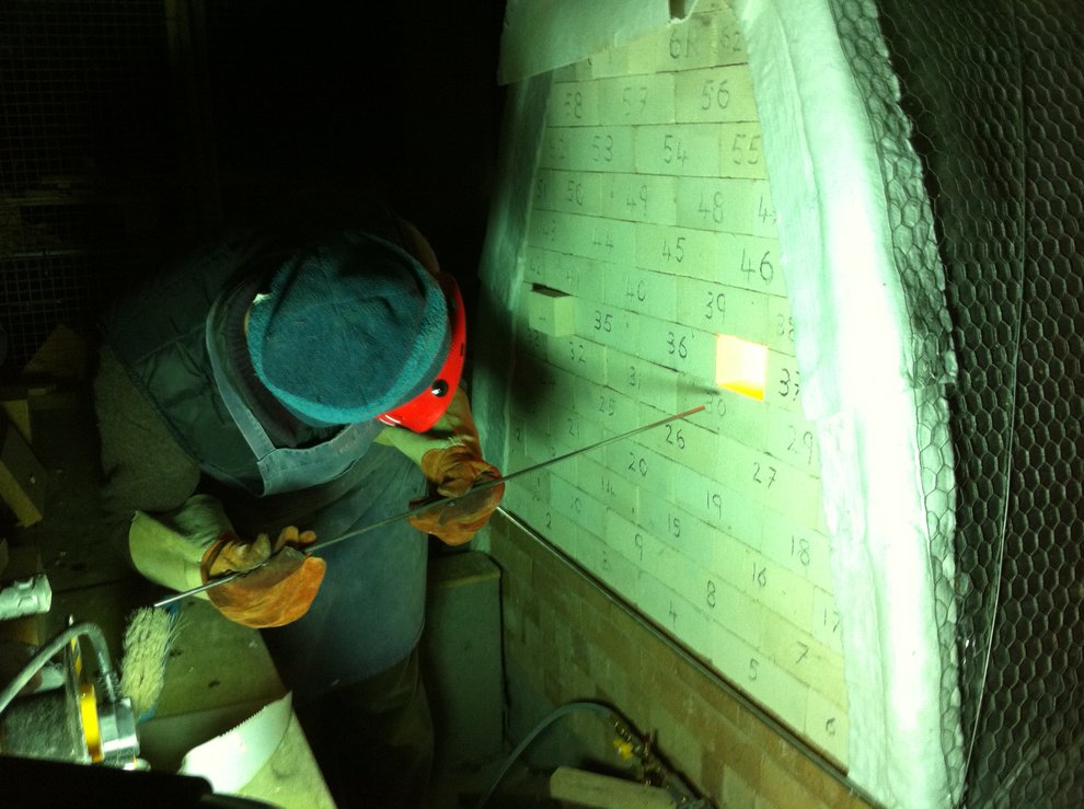 Making the kiln